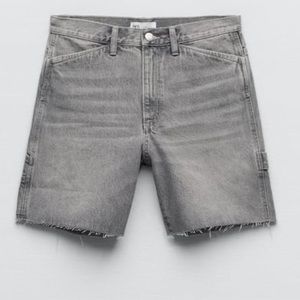 ZARA DENIM CARGO SHORTS PREMIUM
ANTHRACITE GRAY